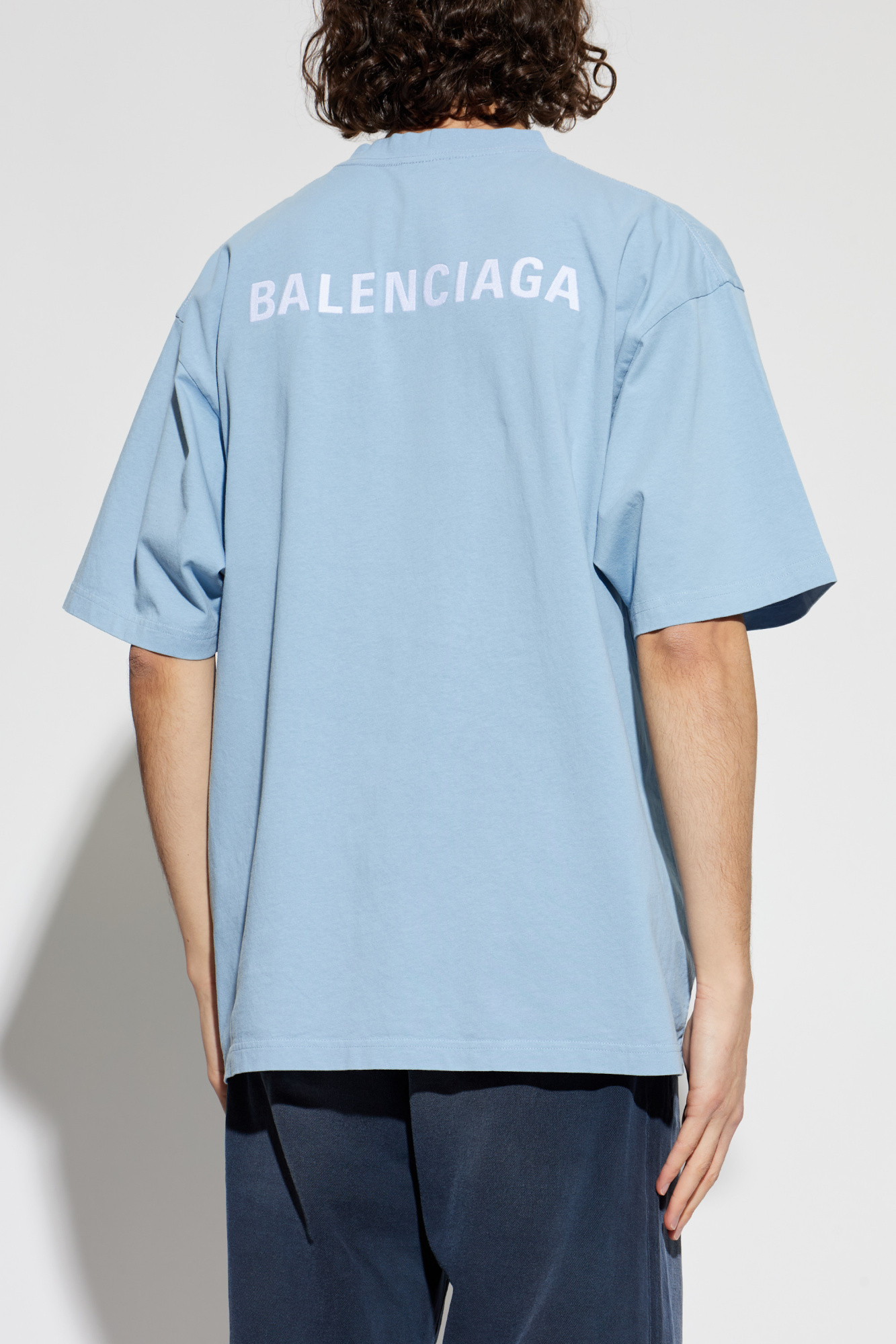 Balenciaga T-shirt with embroidered logo | Men's | Vitkac